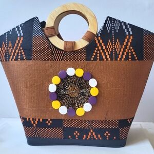 Women handbag, hand-made fabric bag, mother's day gift